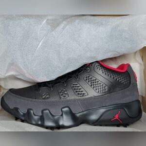 Nike Air Jordan Retro 9 Low Golf "Bred" Sz 9 Men NIB